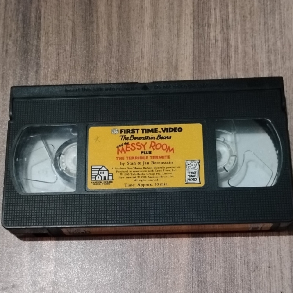 Vintage Black VHS Tape